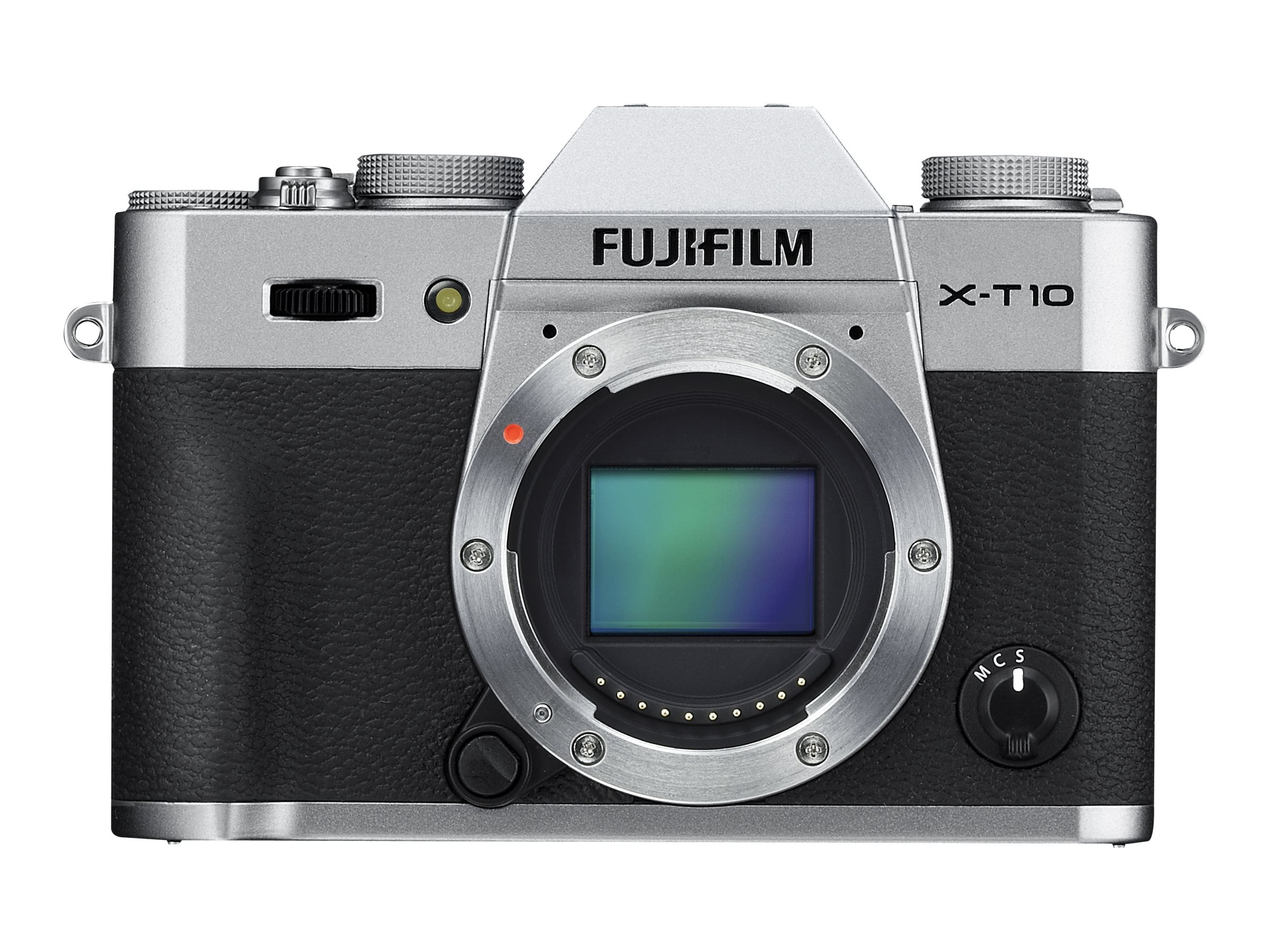 Fujifilm X Series X-T10 - Digital camera - mirrorless - 16.3 MP - APS-C -  1080p - 3x optical zoom 18-55mm R LM OIS lens - Wi-Fi - silver