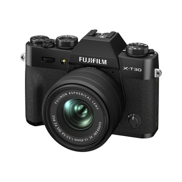 Fujifilm X Series X-T30 II - Digital camera - mirrorless - 26.1 MP - APS-C - 4K / 30 fps - 3x optical zoom - Fujinon XC 15-45mm OIS PZ lens - Wi-Fi, Bluetooth - black