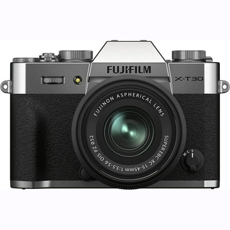 Fujifilm X-T30 II Mirrorless Camera (Silver) with XC 15-45mm OIS PZ Lens