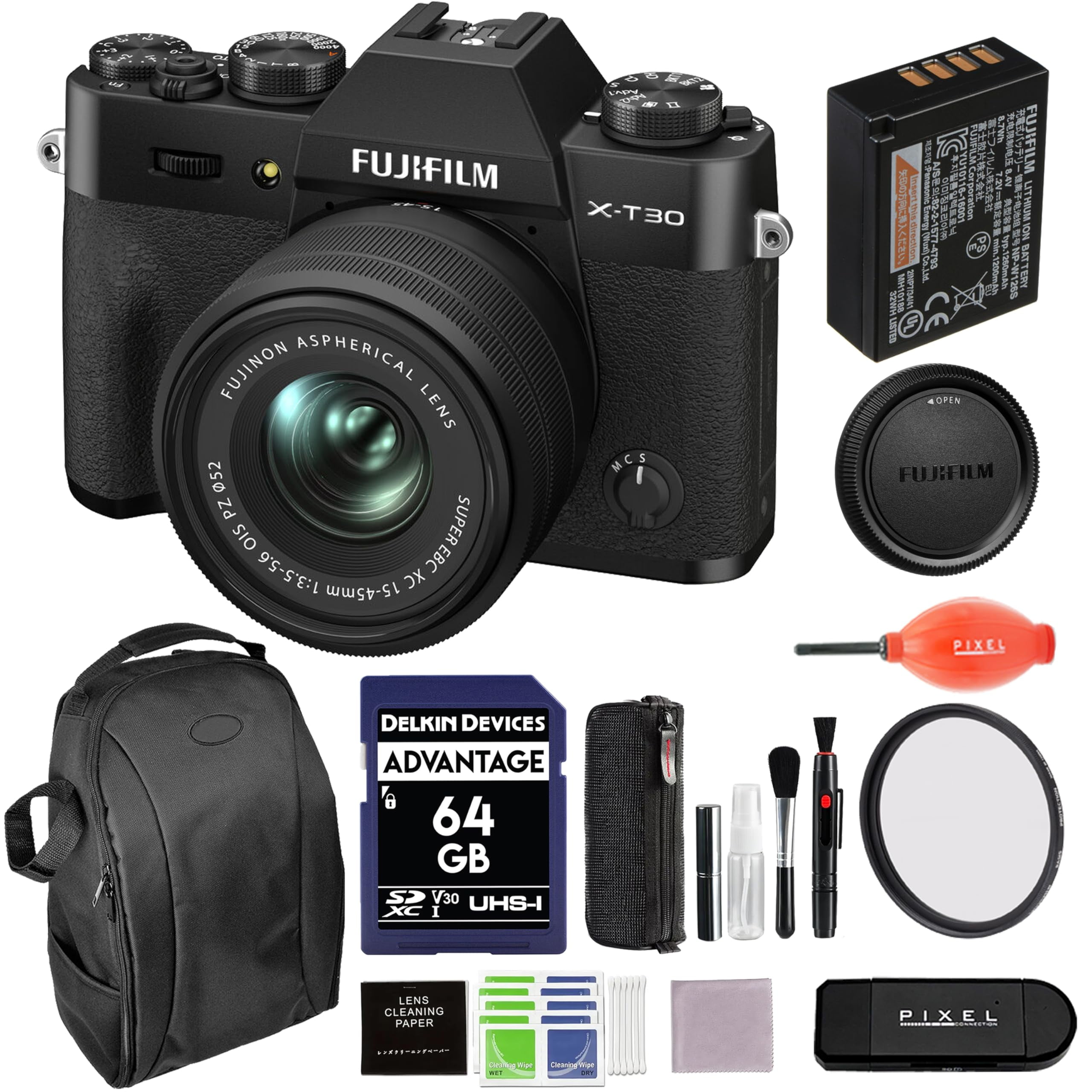 Fujifilm X-T30 II Mirrorless Digital Camera with XF15-45mm Fujifilm X-T30 II Mirrorless Digital Camera with XF15-45mm