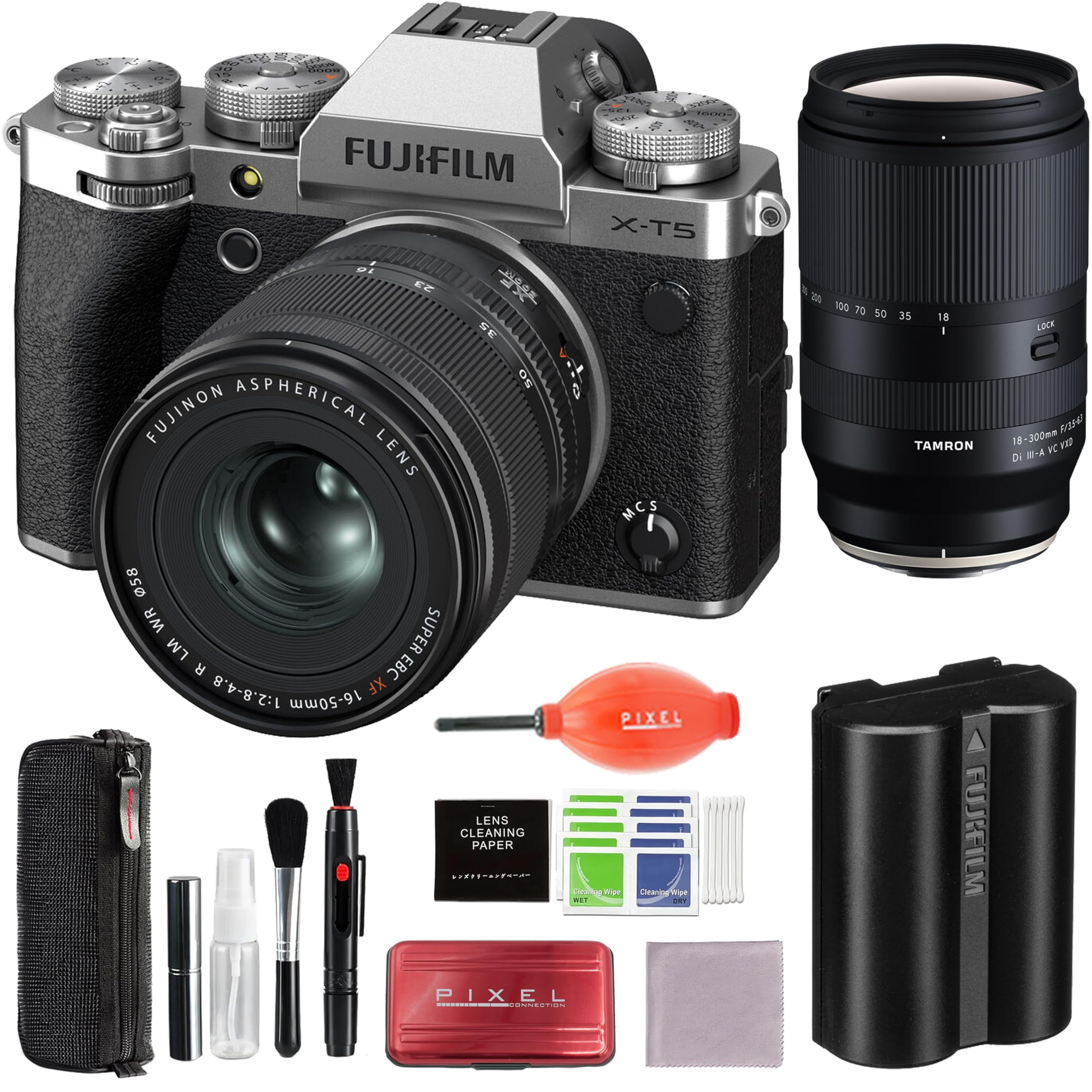 Fujifilm X-T5 Mirrorless Camera with XF 16-50mm f/2.8-4.8 Lens 