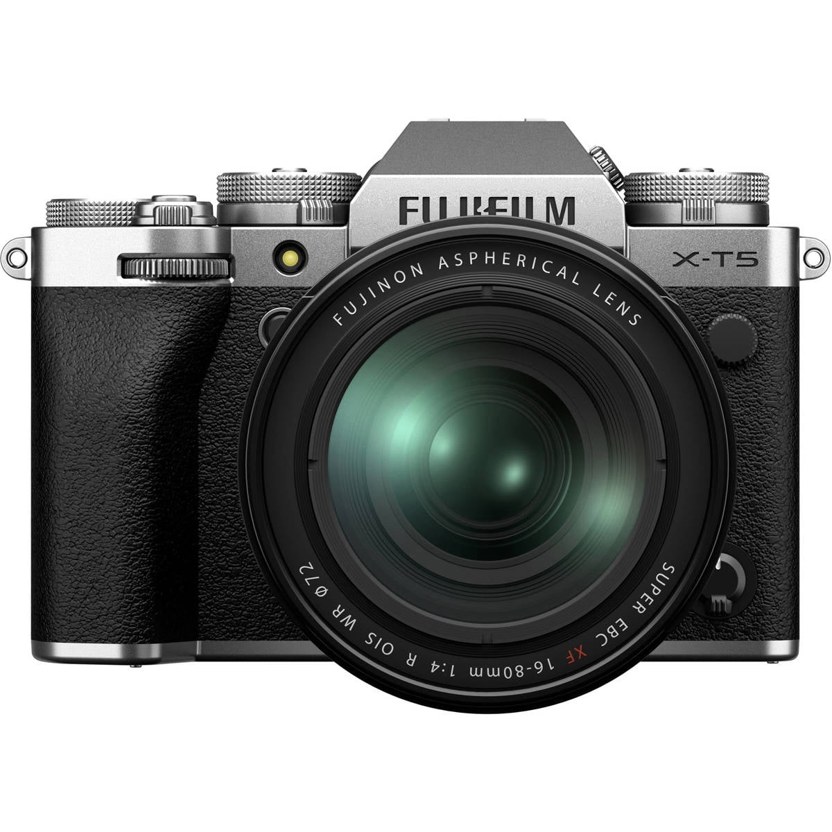Fujifilm X-T5 Mirrorless Camera with XF 16-80mm f/4.0 R OIS WR Lens, Silver