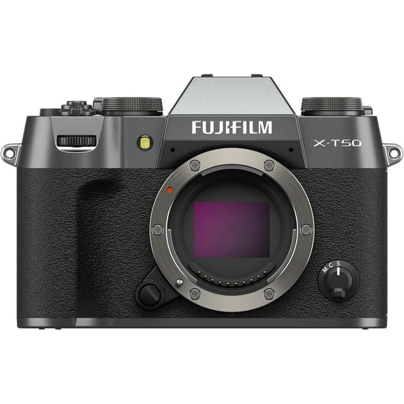 Fujifilm X-T50 Mirrorless Digital Camera Body - Charcoal Silver