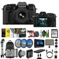 thumbnail image 1 of Fujifilm X-T50 Mirrorless Digital Camera XF16-50mmF2.8-4.8 R LM WR Lens Bundle Kit With 128GB UHS-II Memory Card + Tripod + Video LED Light + Rode Microphone + 7" HD Monitor + More Accessorie - Black, 1 of 7