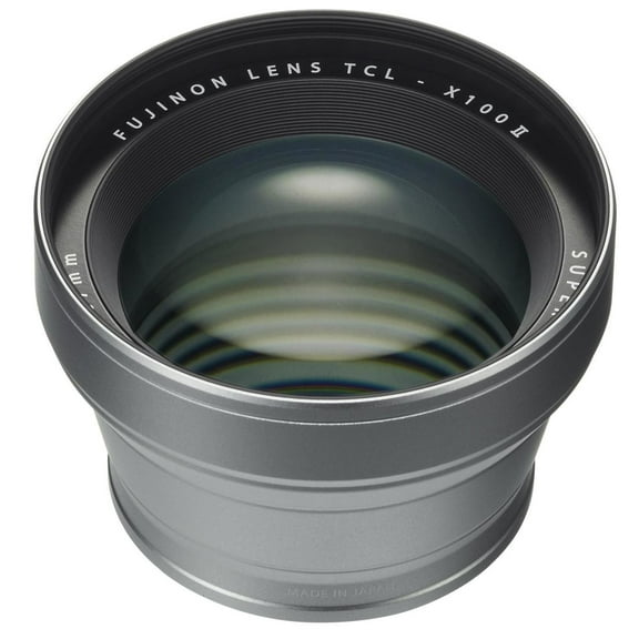 Fujifilm Fujinon Tele Conversion Lens for X100 Series Camera, Silver (TCL-X100 S II)