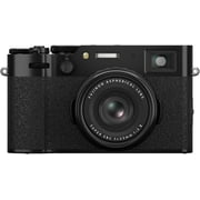 Fujifilm X100VI 40.2 MP Mirrorless Camera with Fixed 23mmF2 Lens APS-C X-Trans CMOS 5 Sensor, X-Processor 5, Hybrid Viewfinder, LCD Tilt Touchscreen, Face Detection AF, 20 Film Simulations - Black