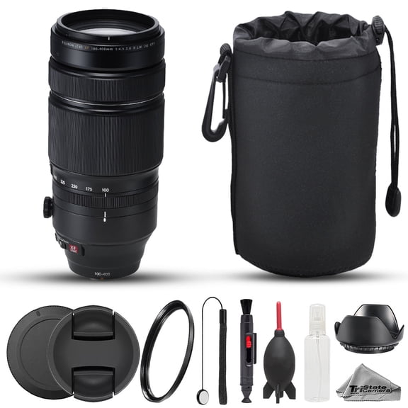 Fujifilm XF 100-400mm f/4.5-5.6 R LM OIS WR Lens - 8pc Starter Kit
