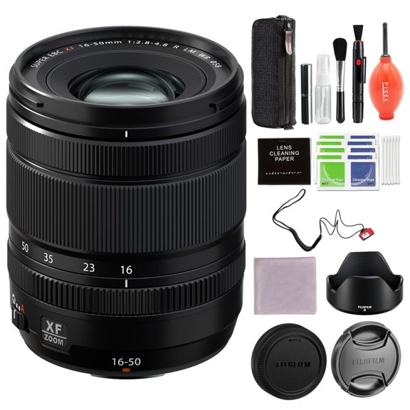 Fujifilm XF 16-50mm f/2.8-4.8 R LM WR Lens Bundle with Advanced Accessories | Fuji 16-50mm