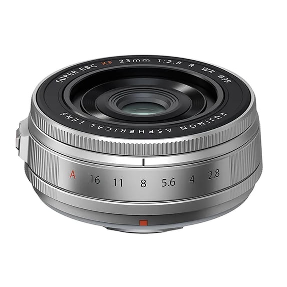 Fujifilm XF 23mm f/2.8 R WR Lens, Silver
