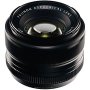 Fujifilm XF 35mm f/1.4 Lens, Black, Bundle with 52mm Digital Essentials Filter Kit and 15x15" Lens Wrap