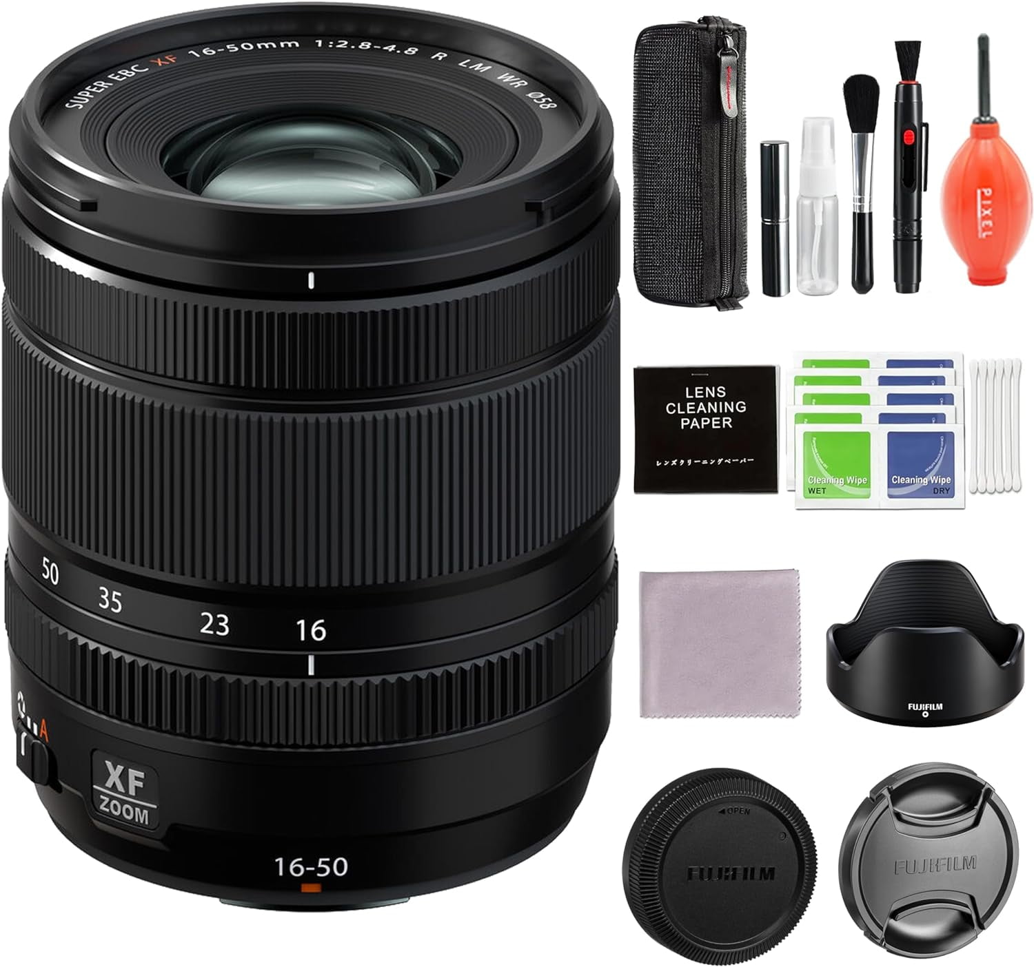 Fujifilm XF16-50mmF2.8-4.8 R LM WR Bundle with Additional