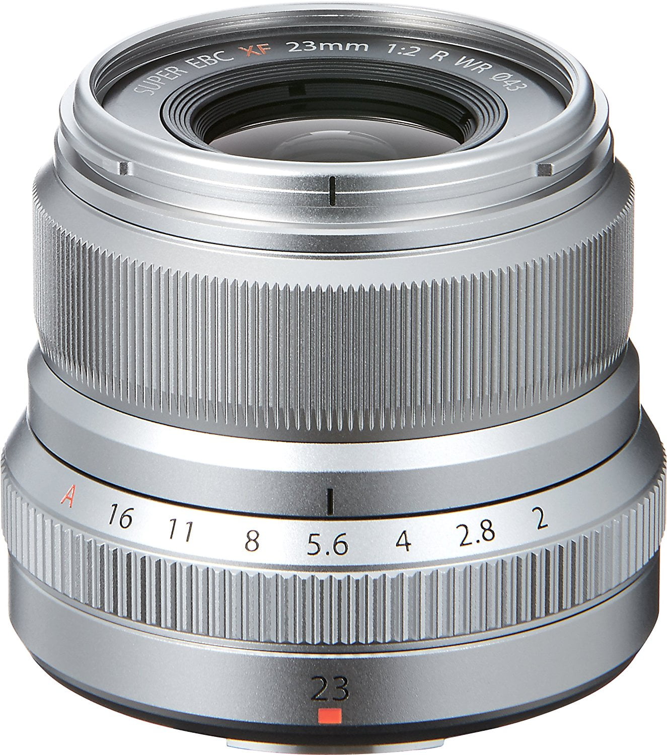 Fujifilm XF23mm F2 R WR Lens - (Silver) - Walmart.com