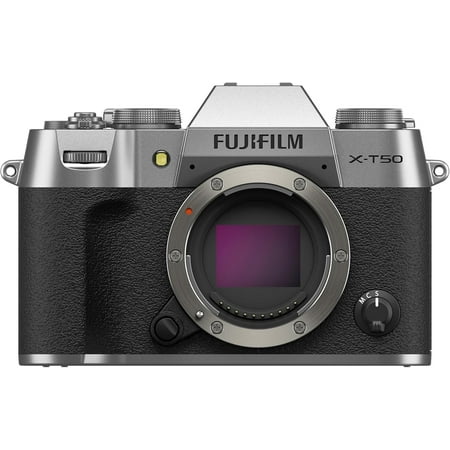 Fujifilm - X-T50 Mirrorless Camera Body Only - Silver