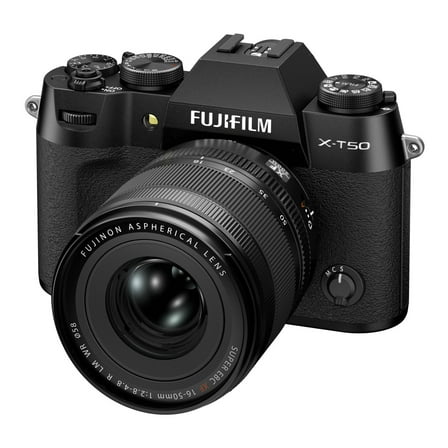 Fujifilm X-T50 Mirrorless Camera Body with XF16-50mm Lens (Black)