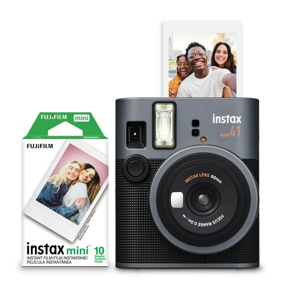 Fujifilm Instax Mini 41 Instant Camera with Bonus 10 Pack of Film (Value Pack)