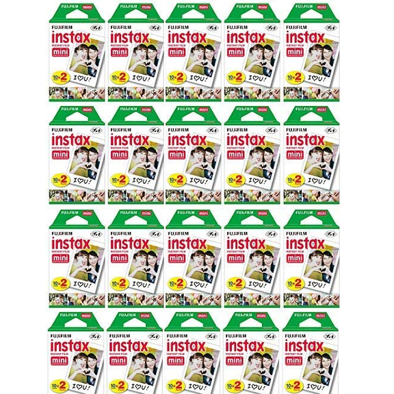 Fujifilm instax Mini Instant Film (20 Pack- 400 Exposures)