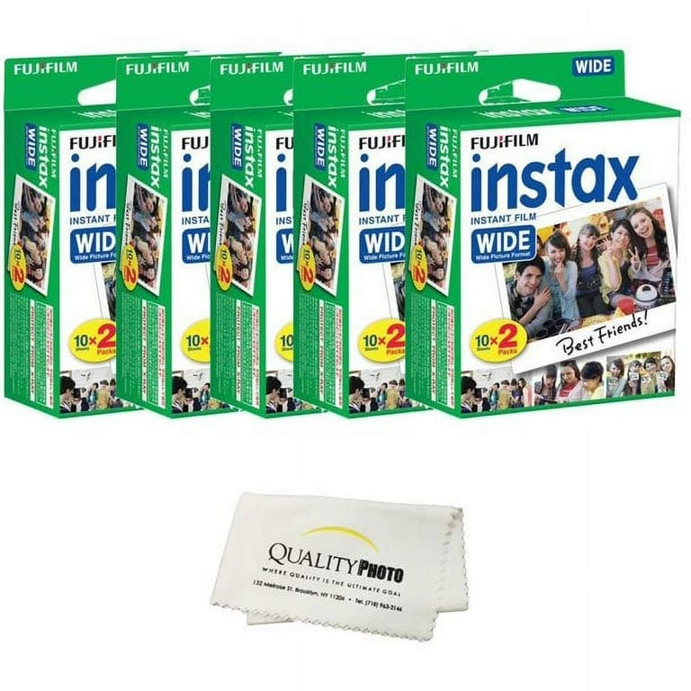 Fujifilm instax Wide Instant Film Bulk Value, 10 Pack (100
