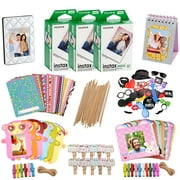 Fujifilm instax mini 8,9,11,12 Camera Accessory KIT includes - Fuji Instant Film 60 SHEETS + Premium Over 60 PCS bundle