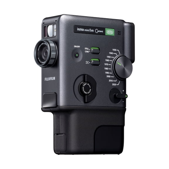 Fujifilm instax mini Evo Cinema Hybrid Instant Camera, Video Camera, and Smartphone Printer
