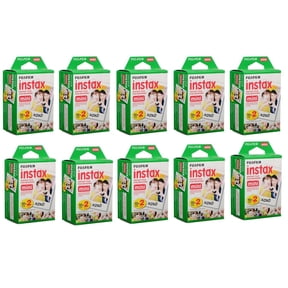 Fujifilm instax mini Instant Daylight Film Pack, 20 Exposures, 10-Pack