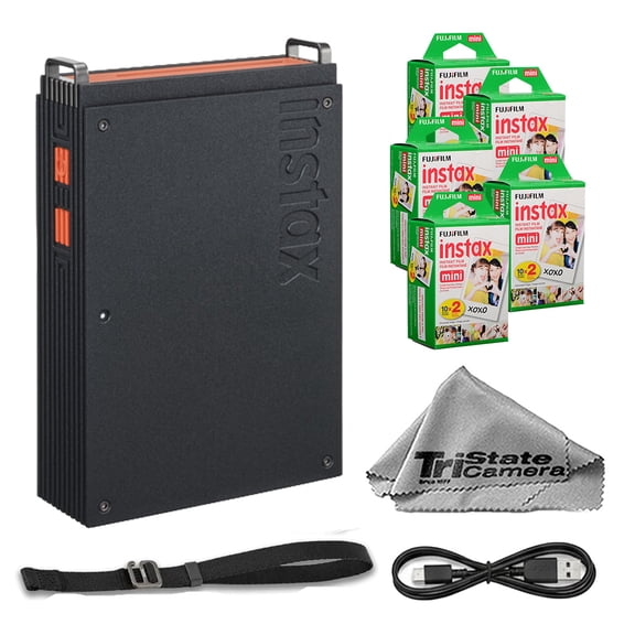 Fujifilm instax mini Link+ Smartphone Printer w/ instax Mini Instant Color Film Twin-Pack (100 Exposures)