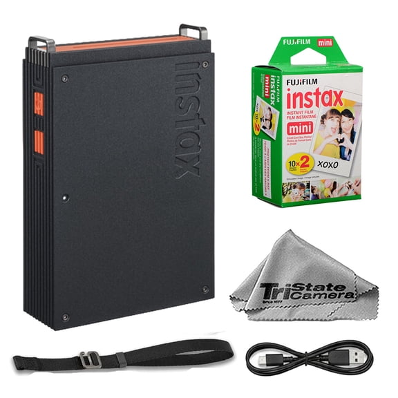 Fujifilm instax mini Link+ Smartphone Printer w/ instax Mini Instant Color Film Twin-Pack (20 Exposures)