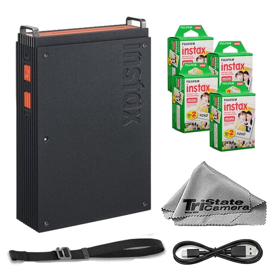 Fujifilm instax mini Link+ Smartphone Printer w/ instax Mini Instant Color Film Twin-Pack (80 Exposures)