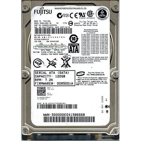Fujitsu MHW2120BJ 120GB P/N: CA06855-B30600DL Thailand