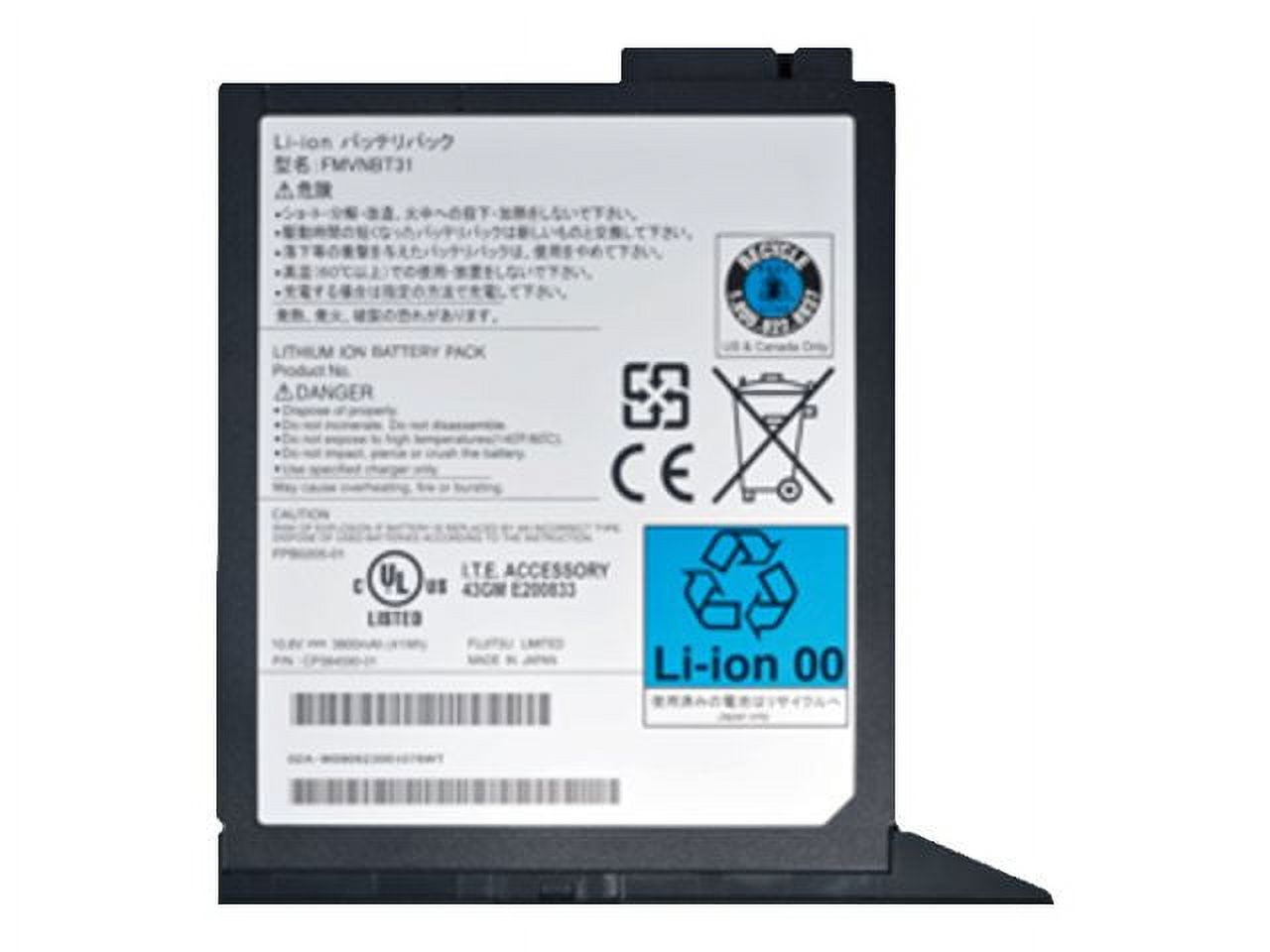 Fujitsu - Notebook battery - Modular Bay - lithium ion - 6-cell - 28 Wh ...