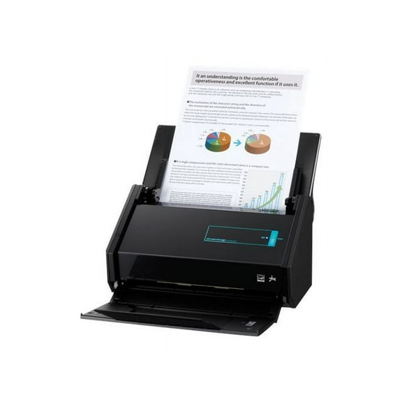 Open Box Fujitsu PA03656B015 ScanSnap iX500 Deluxe Bundle Desktop Scanner