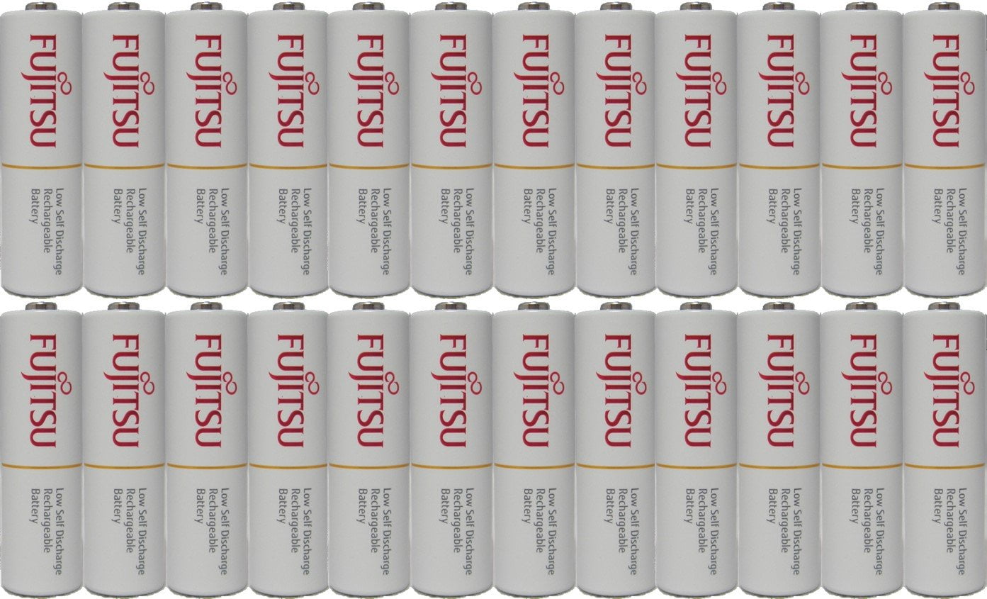 Fujitsu Ready-to-Use HR3UTC AA Rechargeable Battery NiMH 1.2V Min. 1900mAh Made in Japan 48 Batteries