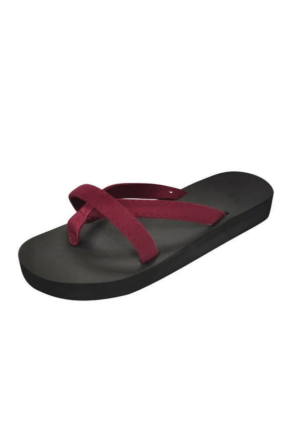 Beach Wedge Flip Flops Women Platform Summer Travel Walking Sandals