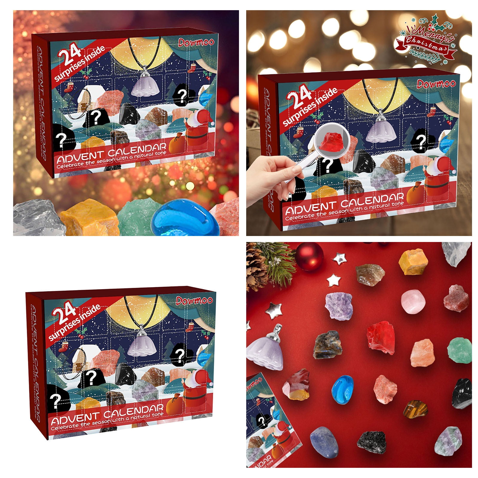 Fukaraa Fashion 2024 Christmas Advent Calendar 24 Day Rock Mining Blind