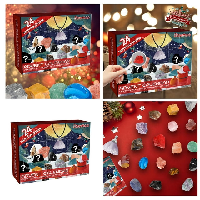 Fukaraa Fashion 2024 Christmas Advent Calendar 24 Day Rock Mining Blind