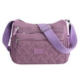 thumbnail image 1 of Fukaraa Lightweight Shoulder Bag Women Crossbody Nylon Multi Compartment Travel, 1 of 2