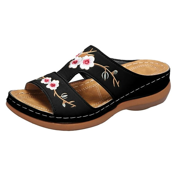 Summer 2025 Breathable Sandals Women Orthopedic Arch Support Anti-Slip Vintage