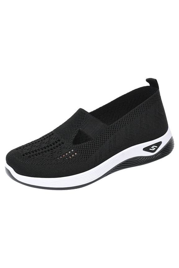 Spring Summer Women's Sneakers Breathable Slip-On Walking Shoes Lightweight Outdoor Comfort
