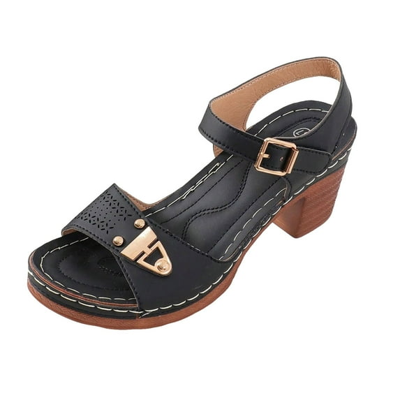 Fukaraa Hollow Out Office Sandals Women 2025 Platform Wedge Summer