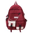 thumbnail image 1 of Fukaraa Unisex Waterproof Backpack School Bookbag Lightweight College Daypack Black, 1 of 2