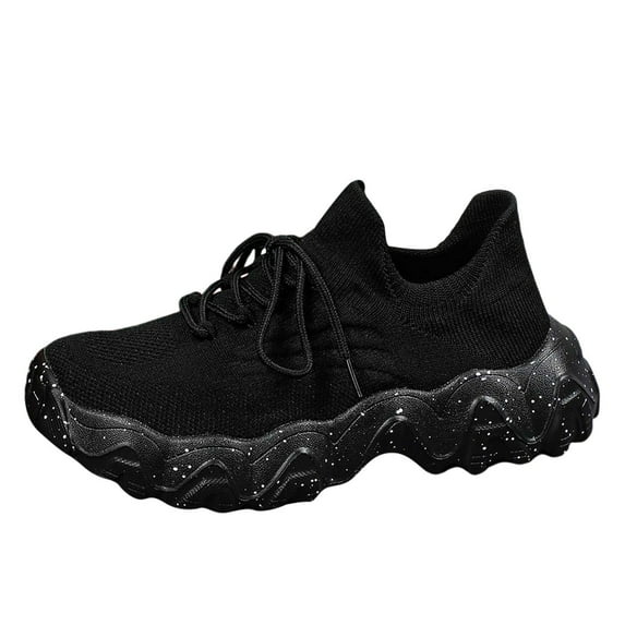 Fukaraa Women Athletic Walking Shoes Ultra Lightweight Mesh Slip On Gym Travel Sneakers