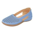 thumbnail image 1 of Fukaraa Women's Hollow Out Wedge Sandals 2025 Closed Toe Summer Orthopedic Shoes, 1 of 9