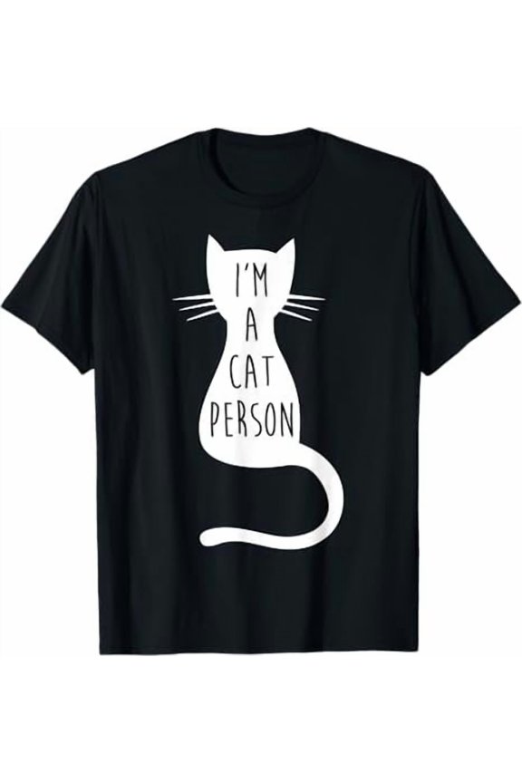 Cat Shirt for Women, Funny I’m a Cat Person Tee for Cat Lovers