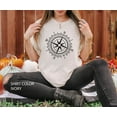 thumbnail image 1 of Fukika Compass dots Shirt ,Summer Welcome Outfit ,Mountain Nature Lover Outdoor Shirt,Funny Compass, 1 of 4