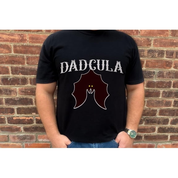 Fukika Dadcula Shirt Funny Halloween Tee for Dads, Vampire Bat Shirt for Him, Spooky Season Dad Shirt, Custom Halloween Shirt
