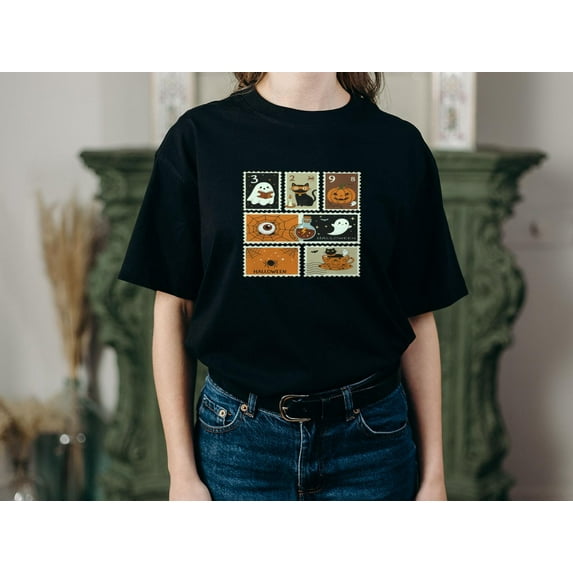 Fukika Halloween Shirt, Halloween Shirt, Retro Ghost Tee, Cute Fall Shirt, Women's Halloween Tee, Pumpkin Season Tee, Cute Ghost