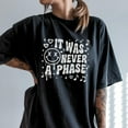 thumbnail image 1 of Fukika It Was Never A Phase Retro T-shirt | Unisex Short Sleeve Tee | Alt Clothing | Retro Letter Emo Funny Music Punk Rock, 1 of 4