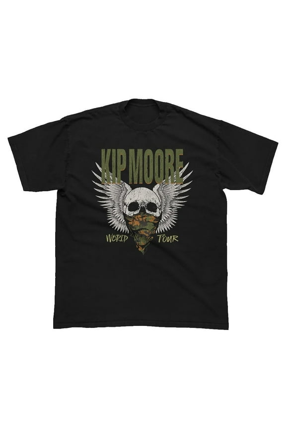 Kip! Moore Country Vibes Tee, Retro Graphic Tee for Men & Women, Cotton Casual T-Shirt Gift