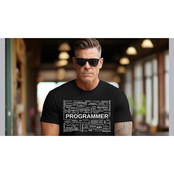 Fukika Programmer's Dream T-Shirt: Code, Debug, Compile - Coding Enthusiast Tee. Gift to a developer, computer science student and for graduation