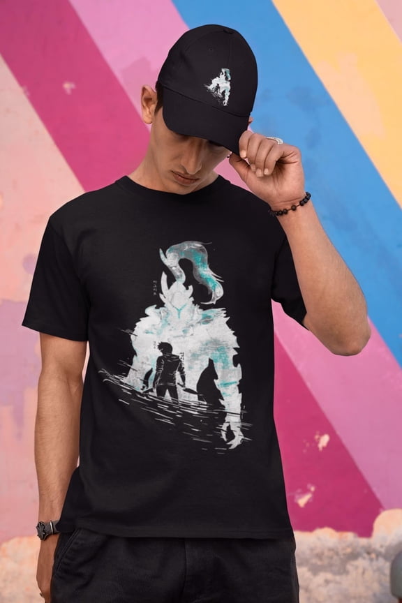 Solo Leveling Shirt, Shadow Monarch Anime Tee, Dark manga Fantasy Gift, Japanese Anime T-Shirt, Unisex Vintage Otaku Merch,Igris shirt