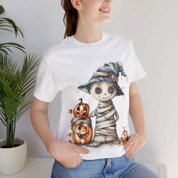 Fukika Spooky and Cute Mummy Halloween Shirt - Kids Costume rick or Treat in Style with this Cute Mummy Halloween Shirt Kids Halloween Costume 5